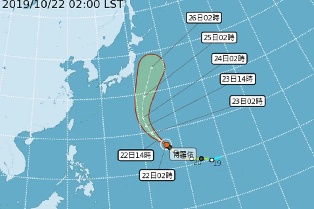 博羅依有「強颱潛力」　浣熊已變性為溫帶氣旋