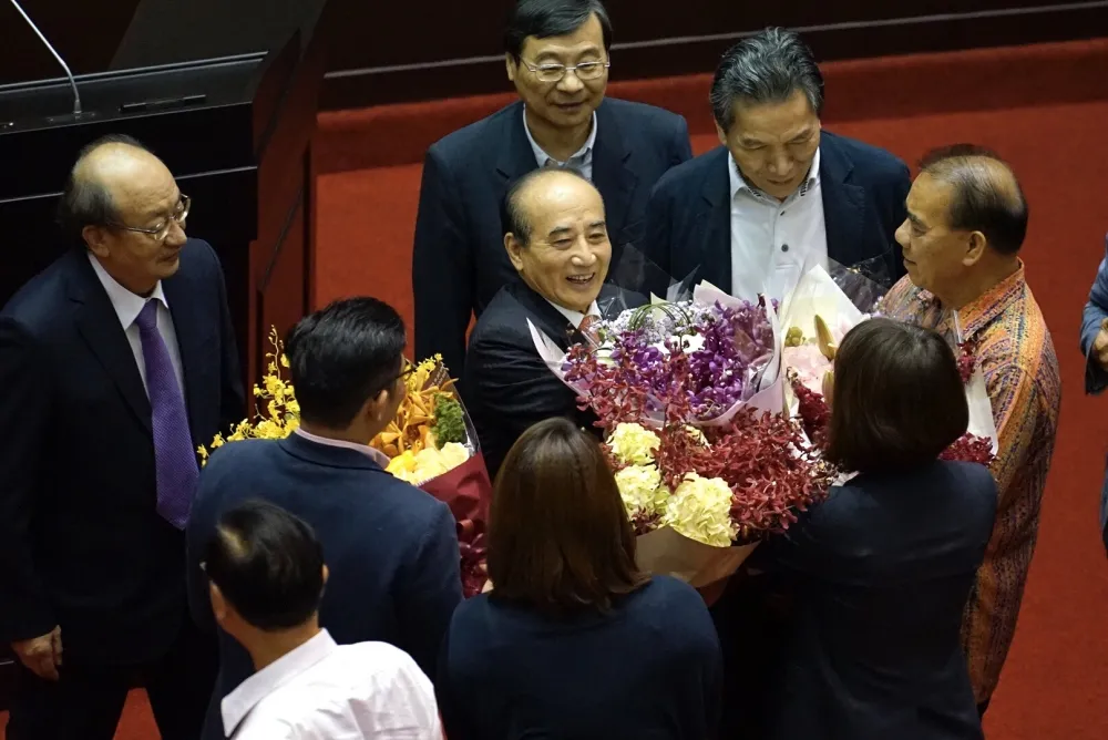 揮別44年立院生涯　王金平：太陽花不流血落幕，讓我無愧於心