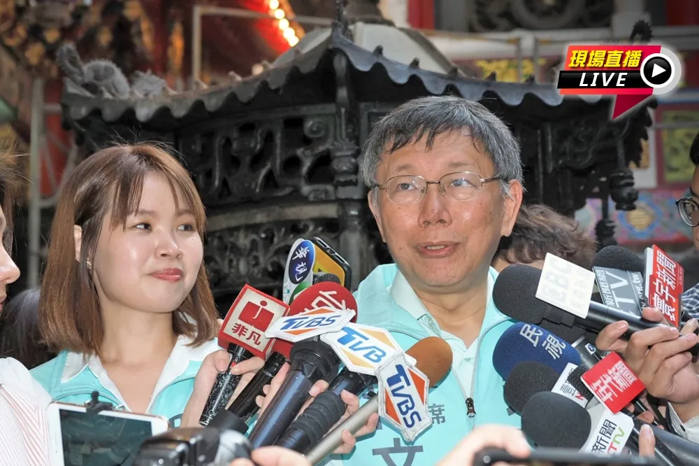 【直播】柯文哲×李余典之女李旻蔚　三重拜廟拚立委