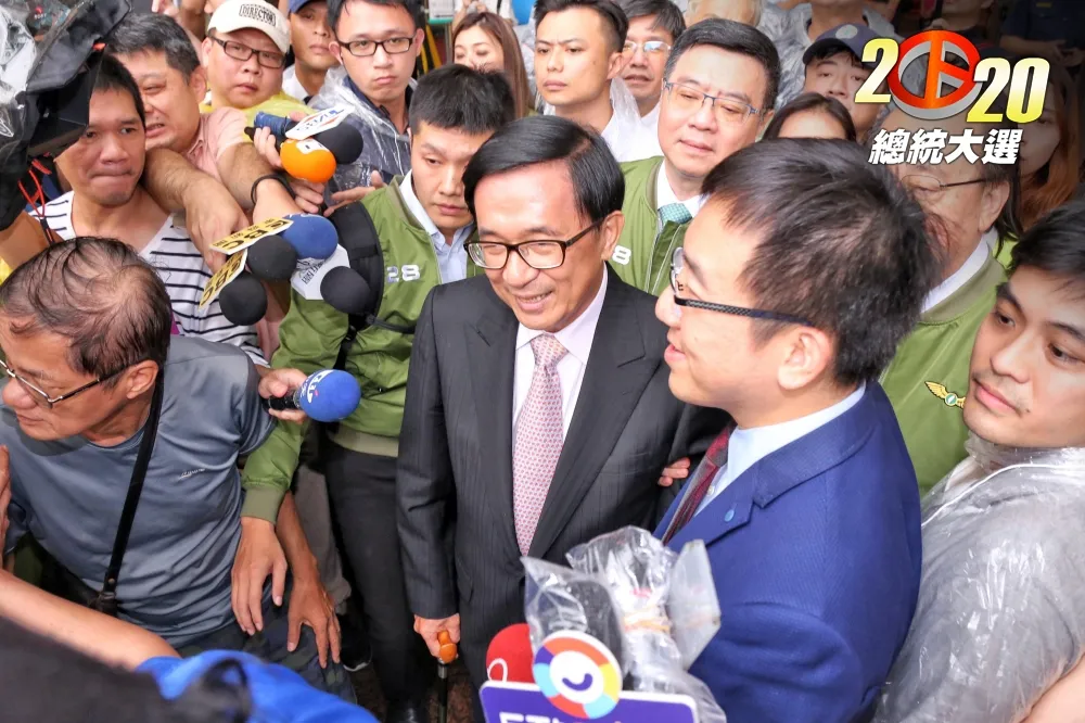 總統選戰還未正式開打　阿扁：藍綠對決未必有利蔡英文