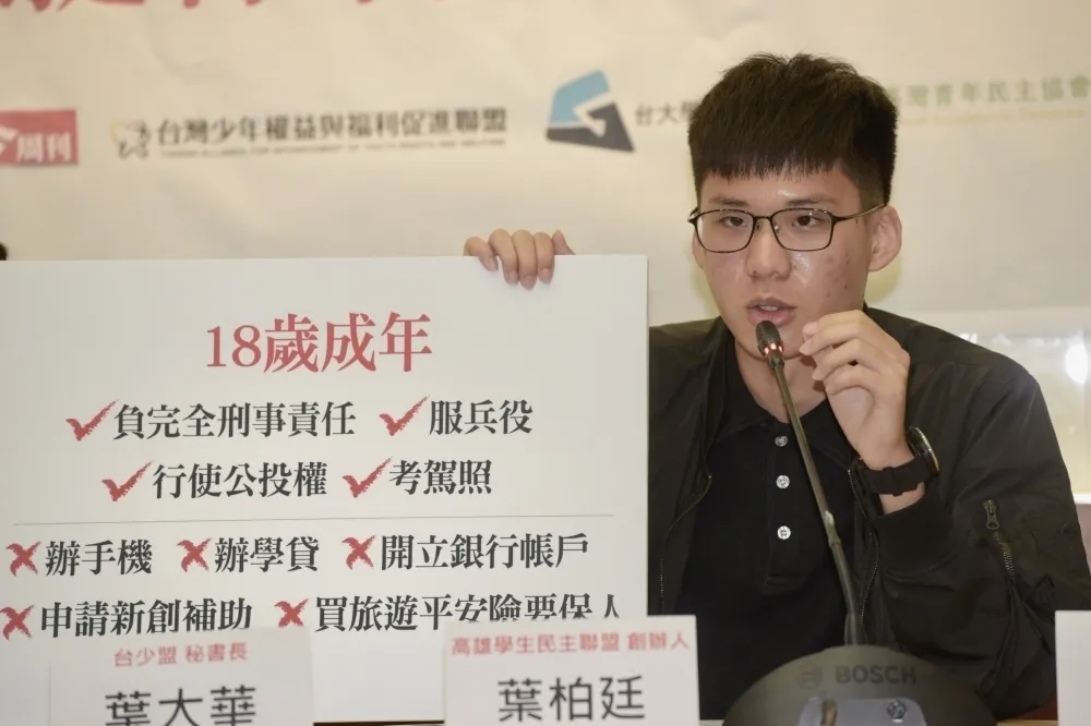 【差2歲差很大】開戶、學貸得找爸媽　民團喊《民法》成年下修18歲
