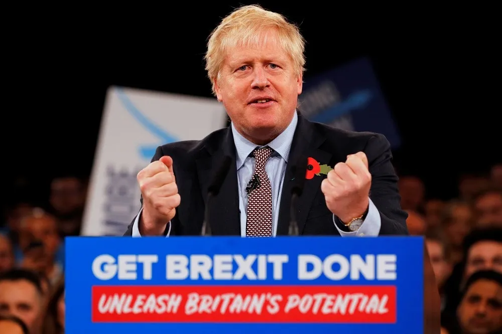 英國會提前大選　首相強森承諾勝選後2020年1月如期脫歐