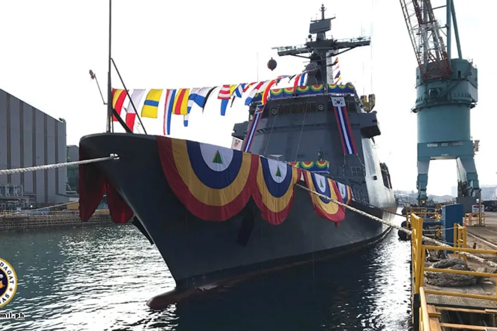【2021返國】以仁川級改造　菲第二艘飛彈巡防艦「安東尼奧盧納號」8日於南韓下水