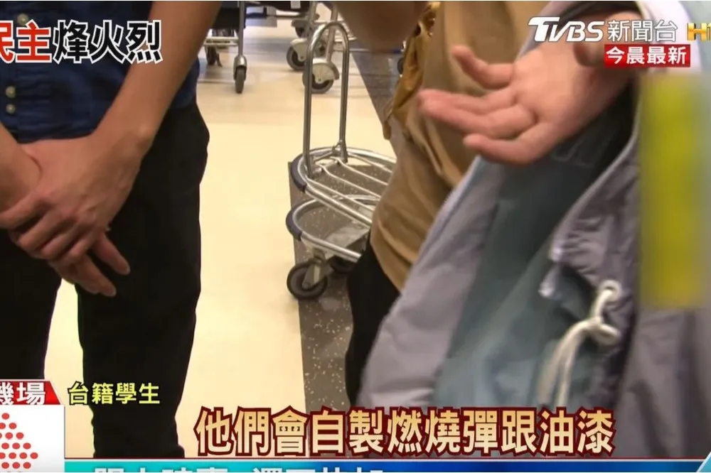 【宿舍變反送中基地】中大台生返國　驚稱目擊港生製燃燒彈