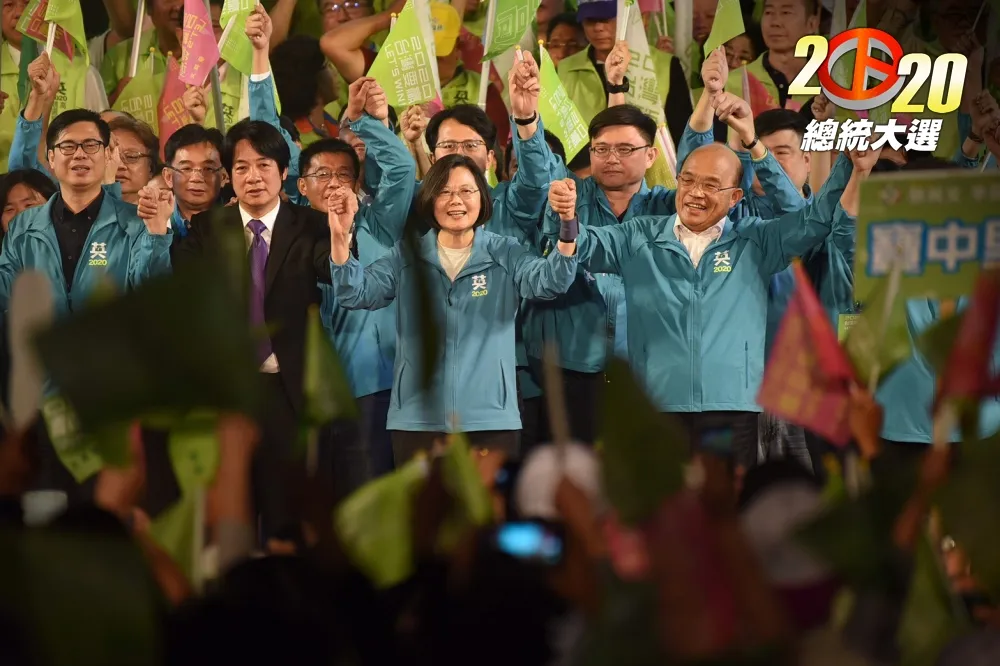 【決戰2020】台灣要贏光復高雄　蔡英文高雄競總造勢湧10萬人　