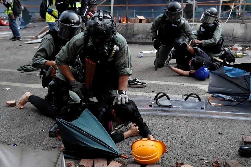 6月反送中至今共4491人遭逮　港警稱454名警員受傷