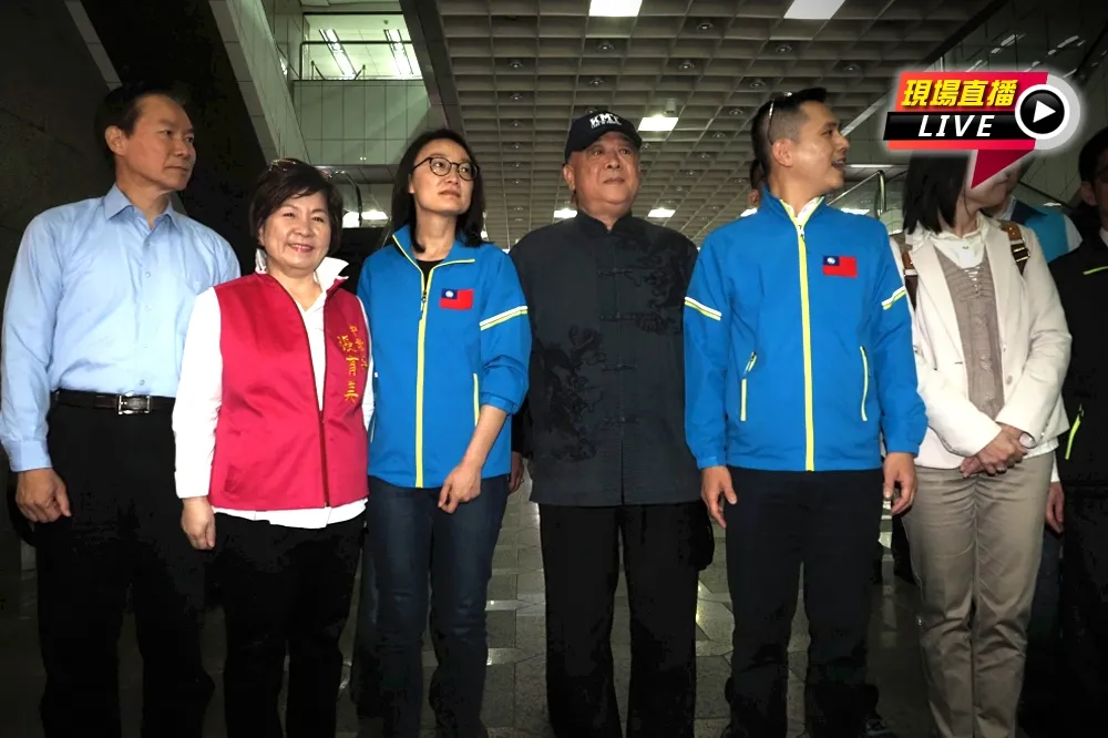 【直播】國民黨不分區登記　台聯突襲抗議