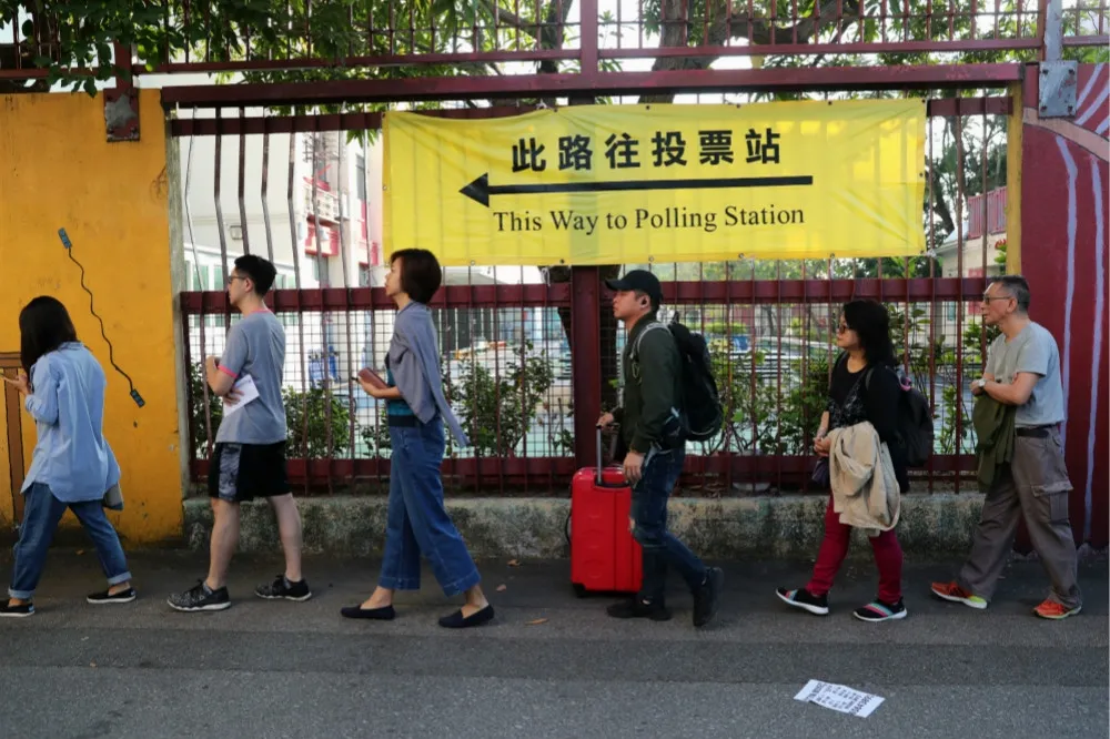 【史上最高】香港區議會選舉投票率突破7成　建制派面臨龐大壓力