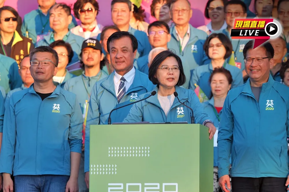 【直播】蔡英文拚連任成立台中競總　今晚對尬韓國瑜
