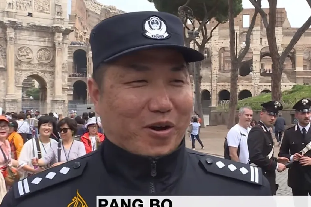 「中國已近」　義大利記者談羅馬街頭巡邏的中國警察
