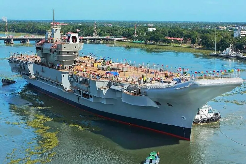 【艦載沿用米格29K】開工10年後　印度首艘自製航母終迎來引擎點火測試