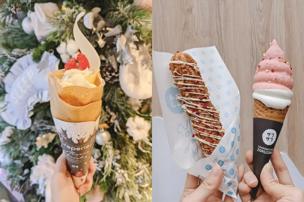 【有片】聖誕莓好！棒棒泡芙「雪莓棒棒泡芙」、gelato pique café 「莓果起司可麗餅」結合絕美花藝