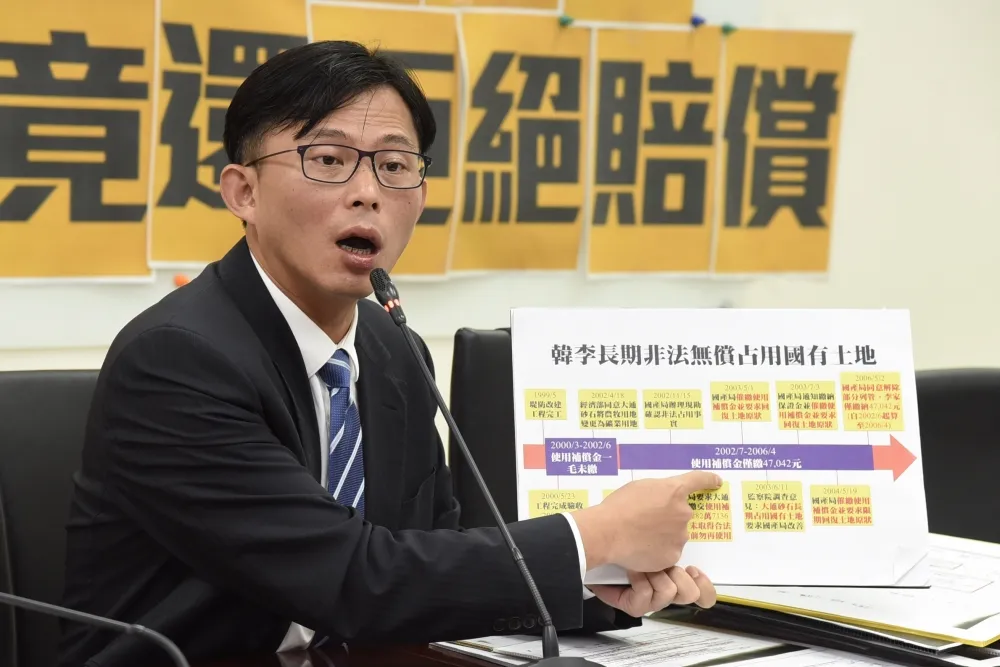 黃國昌控李家未繳補償金282萬　韓辦拿公文打臉：拿不出證據就閉嘴、道歉