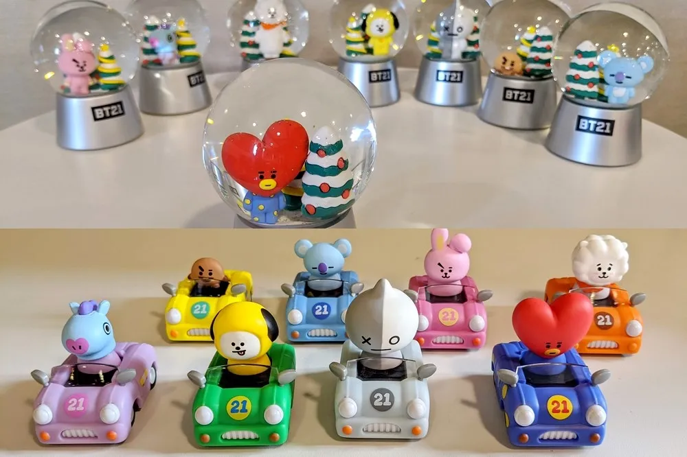 【有片】全家超強 BT21 集點加購！9 款周邊商品曝光　「公仔迴力車」、「雪花球」一個都不能錯過
