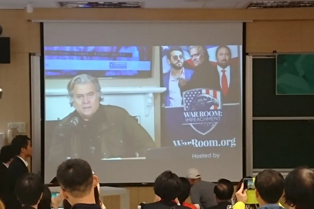  批中國「流氓集團」霸權擴張　川普前策士班農：台灣大選牽動全球