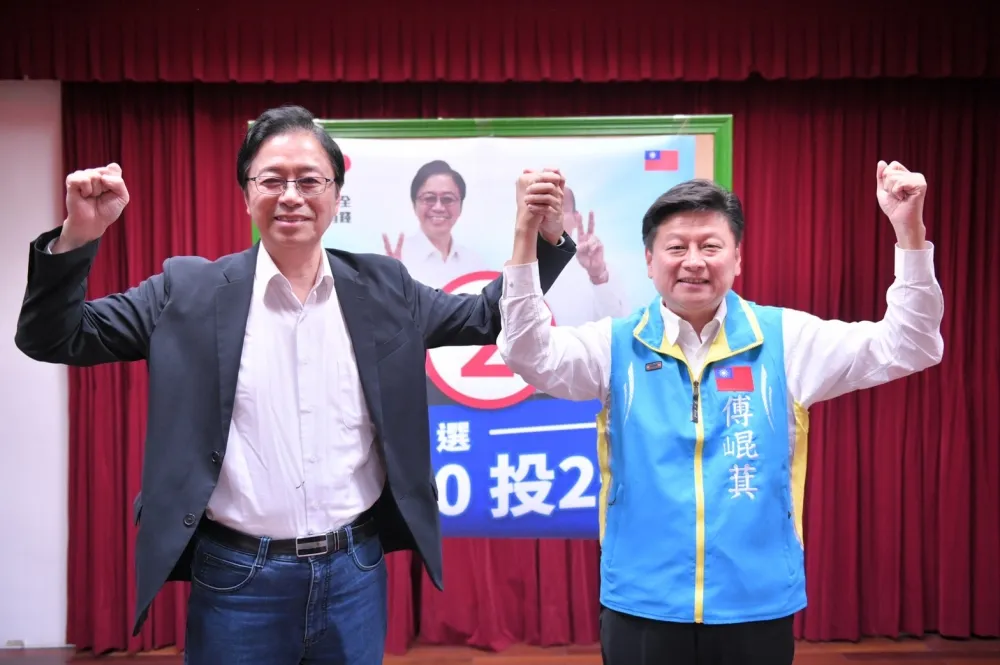 力拼下架民進黨蕭美琴　張善政表態支持傅崐萁選立委