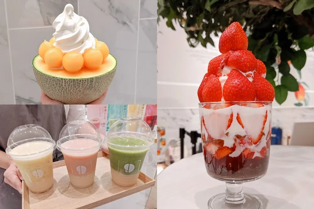  9 Palette Parlor 吃得到日本草莓、哈密瓜！「繽紛水果聖代」、「漸層無酒精甘酒飲品」無糖好健康