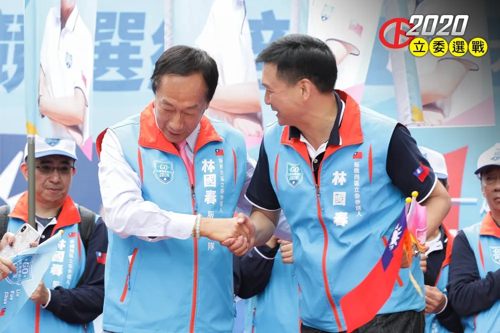憂民進黨完全執政　郭台銘輔選藍委再金援小黨