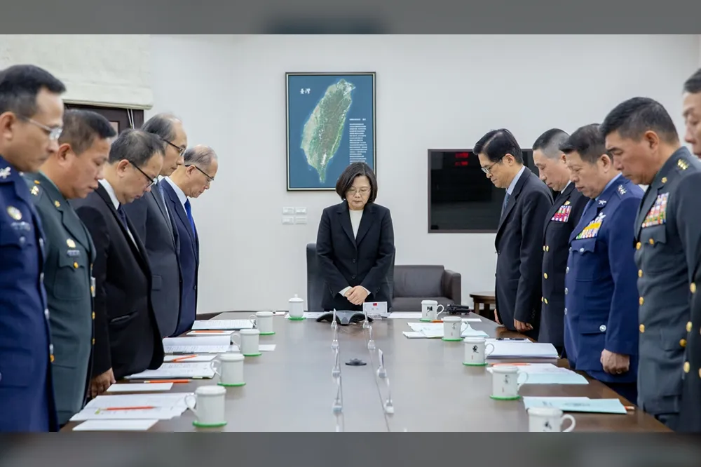 召開「國防軍事會談」　蔡英文指示：追晉沈一鳴一級上將，頒授青天白日勳章