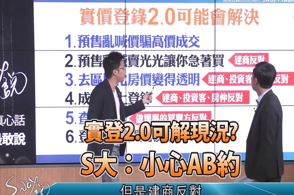 【影片】實登2.0可解現況？　S大：小心AB約