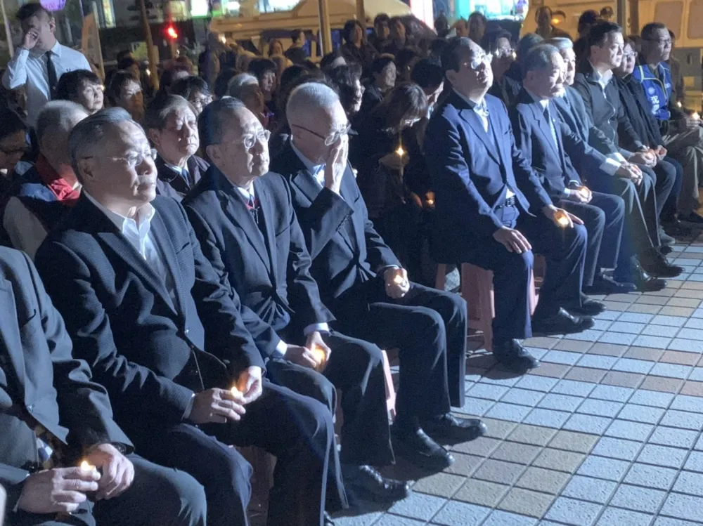 國民黨部前追思8殉職將士　吳敦義淚流不止：沈一鳴非常優秀