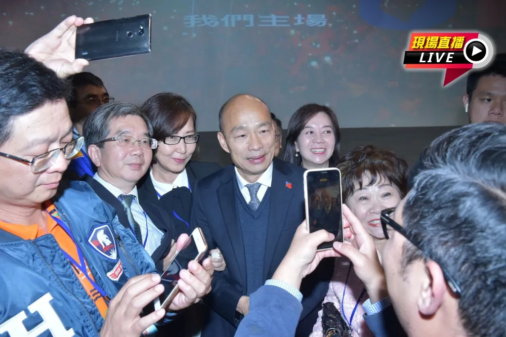 【直播】力衝「國政配」選情　韓國瑜出席政策發布會