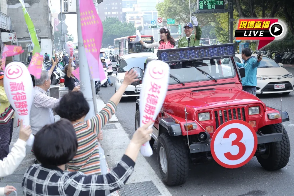 【直播】民進黨主席卓榮泰　陪同許淑華車隊掃街