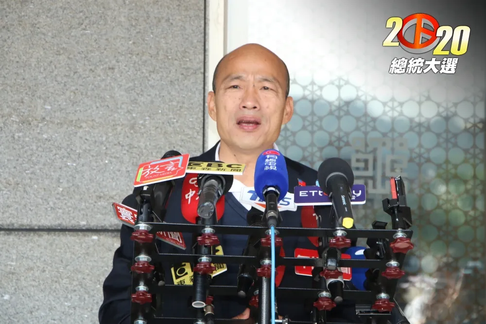 韓國瑜在故宮發表政見挨批失格違法　韓辦：全程依規定