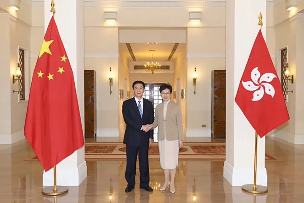 中聯辦主任駱惠寧率團先見深圳市委再會林鄭　王志民接新職準備退休