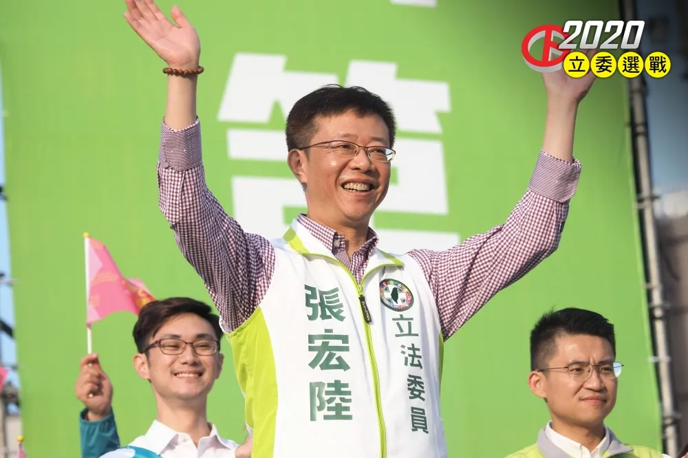 【快訊】新北6選區民進黨張宏陸　自行宣布當選擊敗林國春