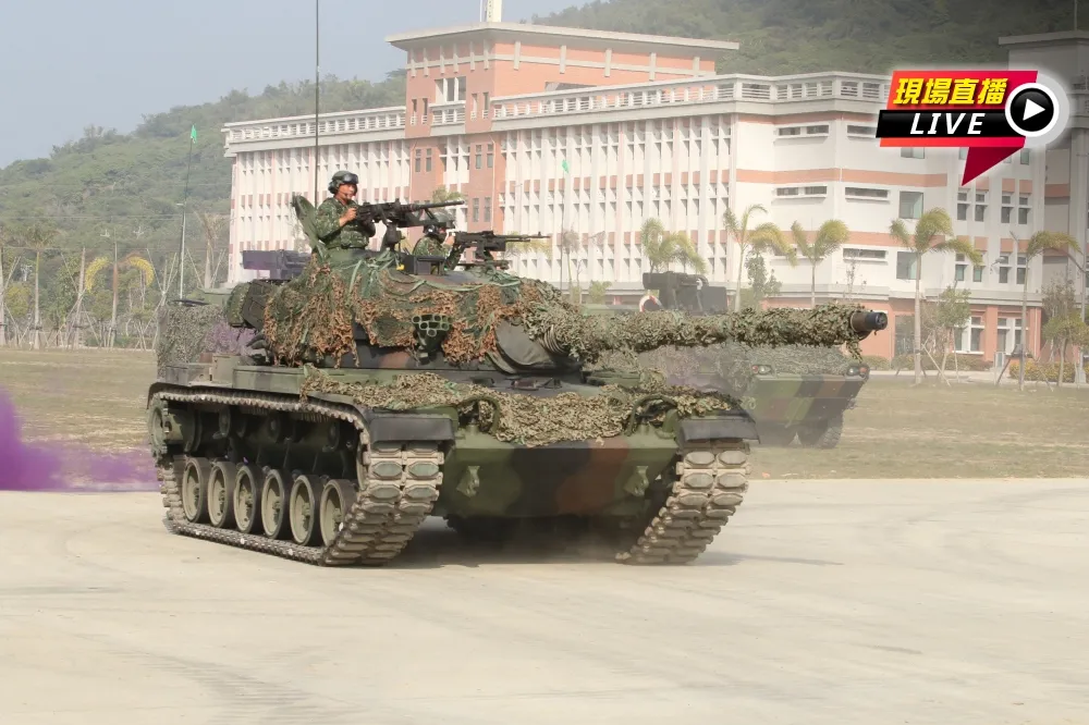 【直播】國防春節加強戰備　陸軍第八軍團裝甲564旅操演