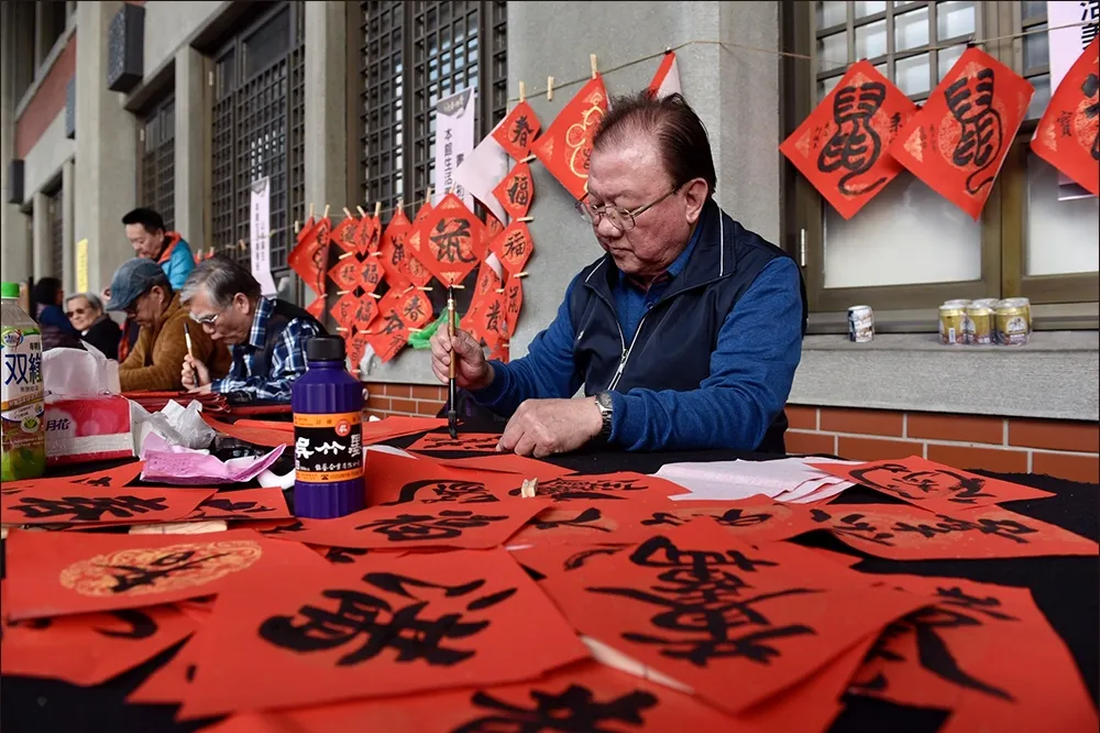【新春圖輯】揮毫迎鼠年　書法名家秀墨寶