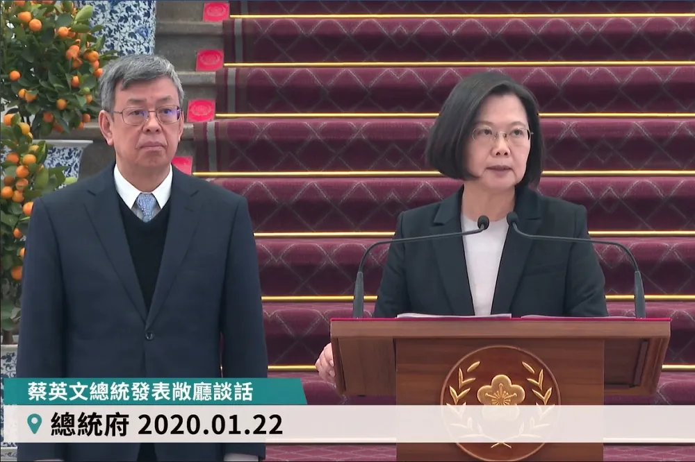 武漢旅遊「禁出團及來台」　蔡英文：口罩會視需求釋出，毋須恐慌搶購