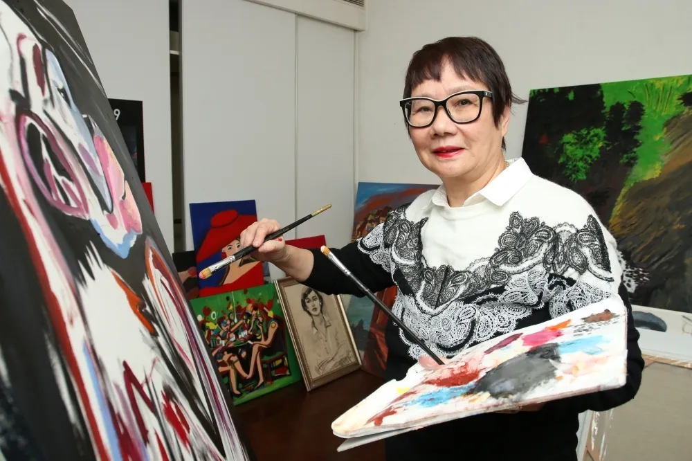 【上報人物】被政治耽誤的羅淑蕾　61歲變身畫家彩繪第二春（上）