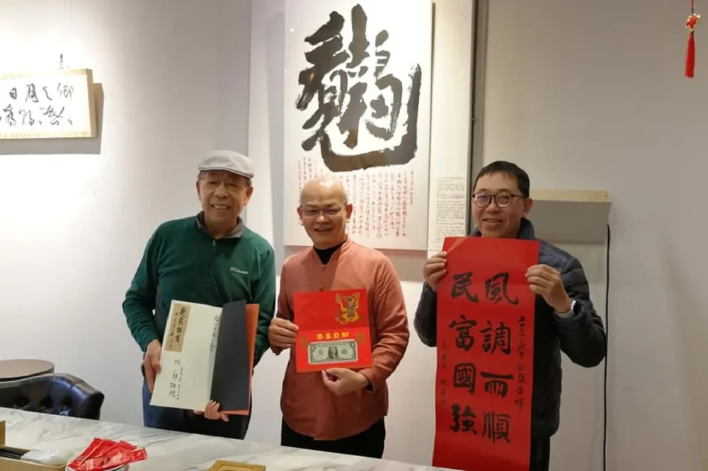 蔡英文超夯勝選春聯出自他！　書法神手陳一郎5度揮毫