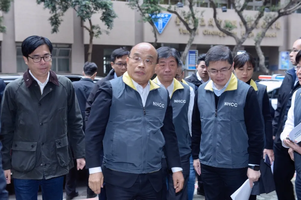 【直播】武漢肺炎延燒！　蘇揆視察中央疫情指揮中心
