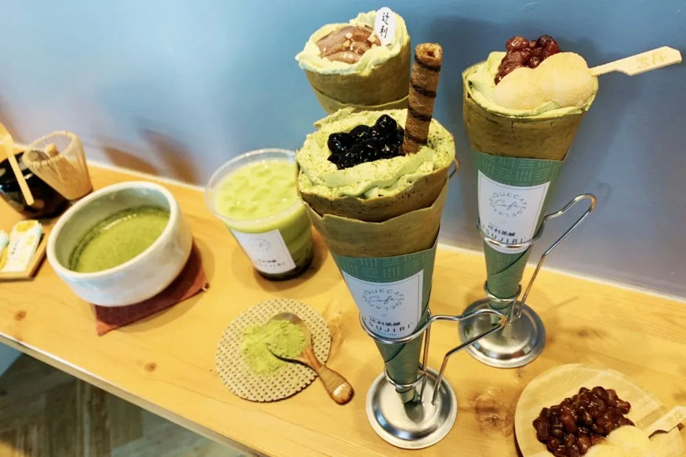 【影片】抹茶控注意！3款夢幻抹茶可麗餅　gelato pique cafe X TSUJIRI 辻利茶舗再次聯名