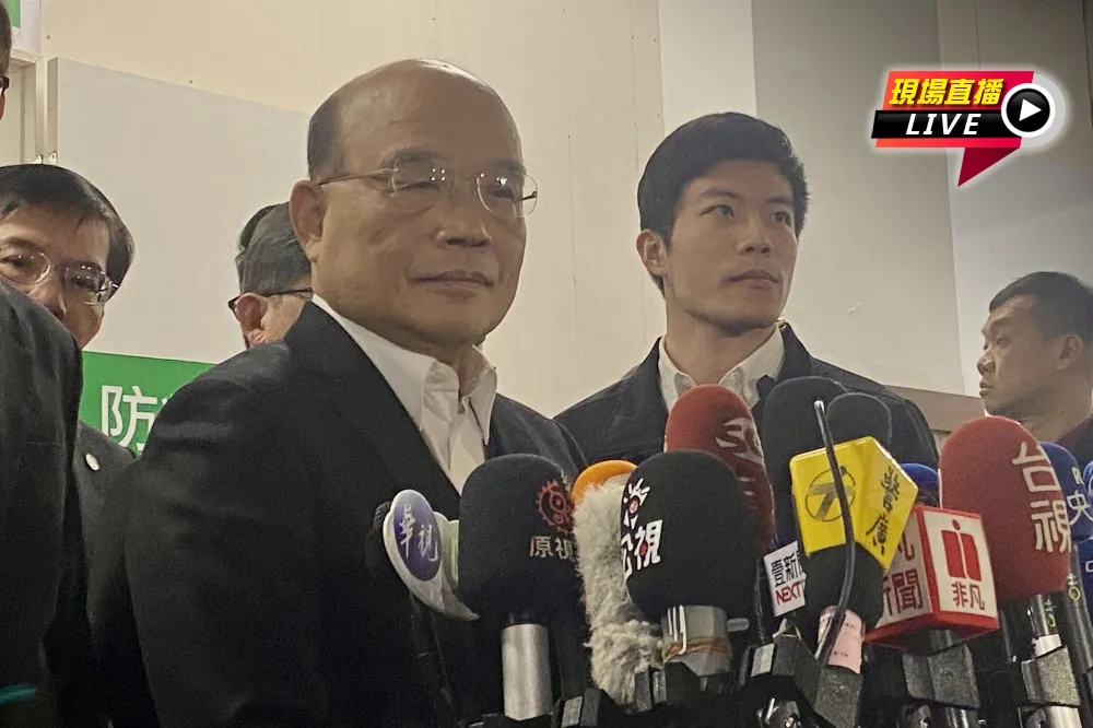 【直播】蘇揆赴中華郵政　為防疫物流作業同仁打氣