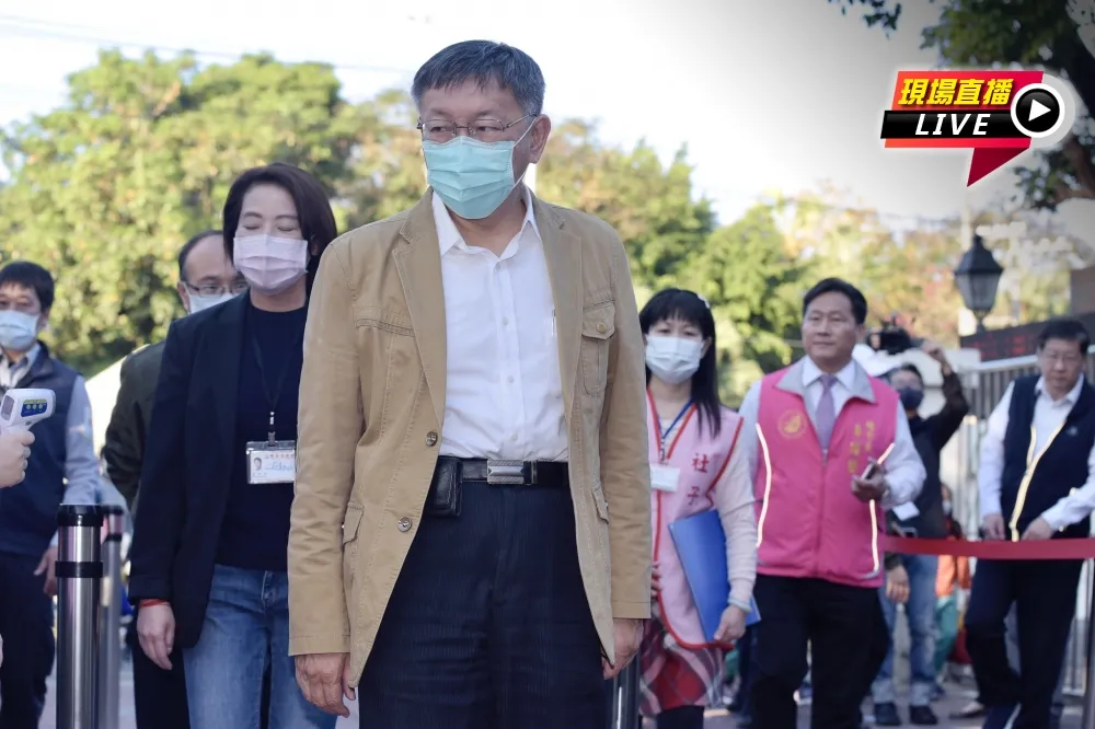【直播】開學日　柯文哲到社子國小巡視防疫整備