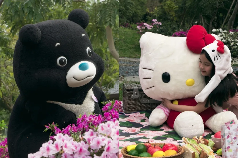 【有片】熊讚邀約 Hello Kitty 共度白色情人節！台北杜鵑花季 3/14 開跑