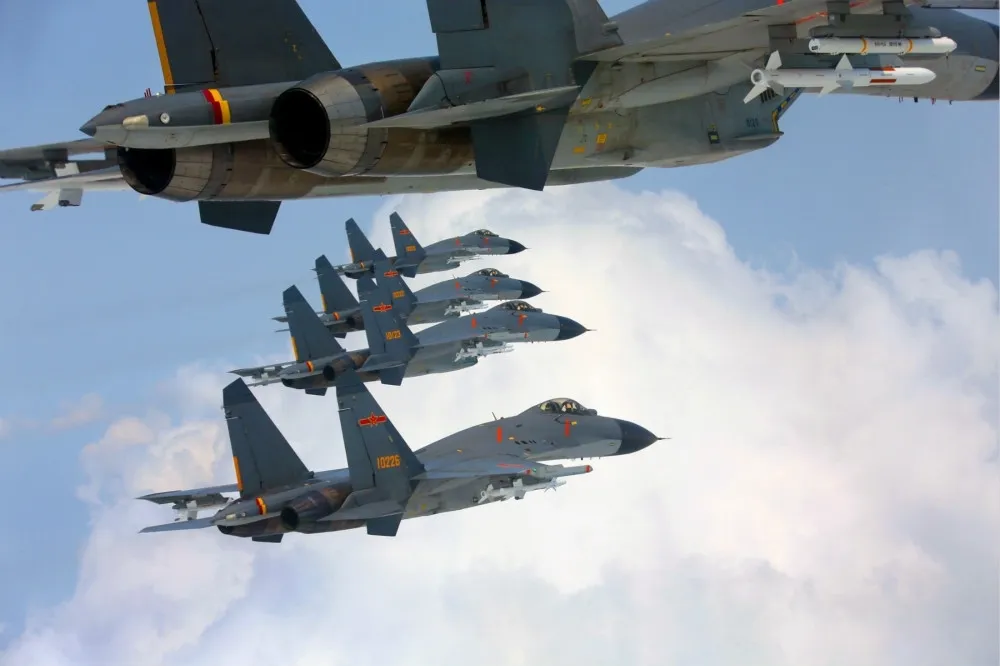 中國殲11戰機又來擾台　我軍機升空廣播驅離