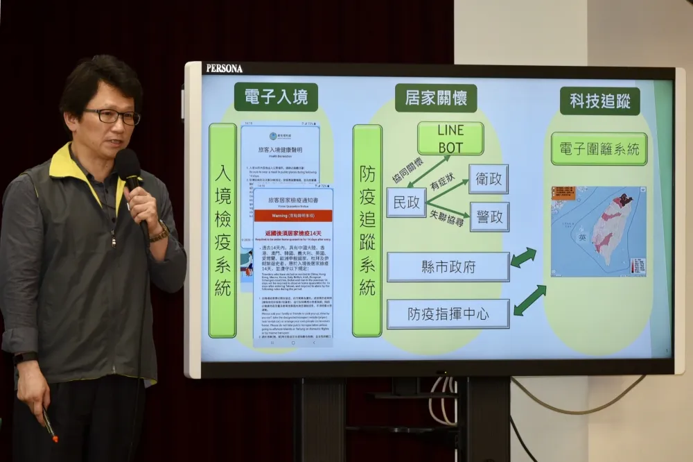 遏阻居家隔離趴趴走　啟動「電子圍籬」防疫追蹤系統