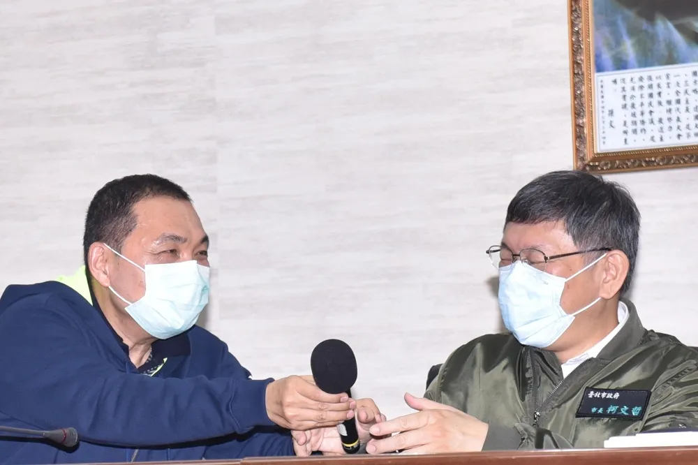 【防疫唇亡齒寒】侯友宜部署「領導時中」　不忘虧柯：更是超、超、超、超、超