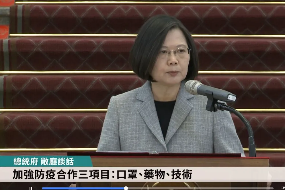 聯合全球一同抗疫　蔡英文：政府會當人民最強的後盾