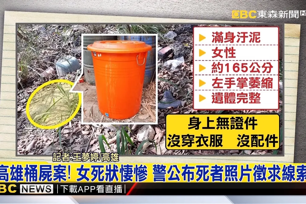 【桶屍案】失蹤6年婦狠遭勒斃塞桶　「案情膠著」警公布死者照片