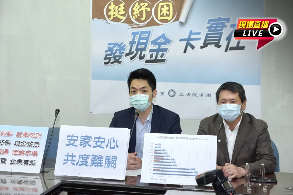 【直播】國民黨團挺紓困　喊「直接發現金」卡實在