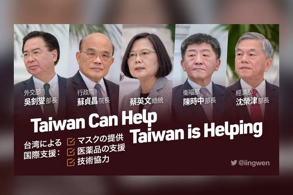 轉發蔡英文推文致意　安倍晉三：日本台灣一起加油！