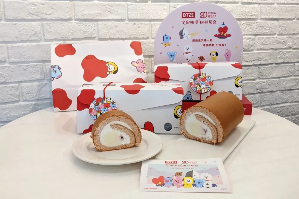 宇宙明星 BT21 登陸亞尼克！「草莓多多」生乳捲新上市　5/10 前享嚐鮮價