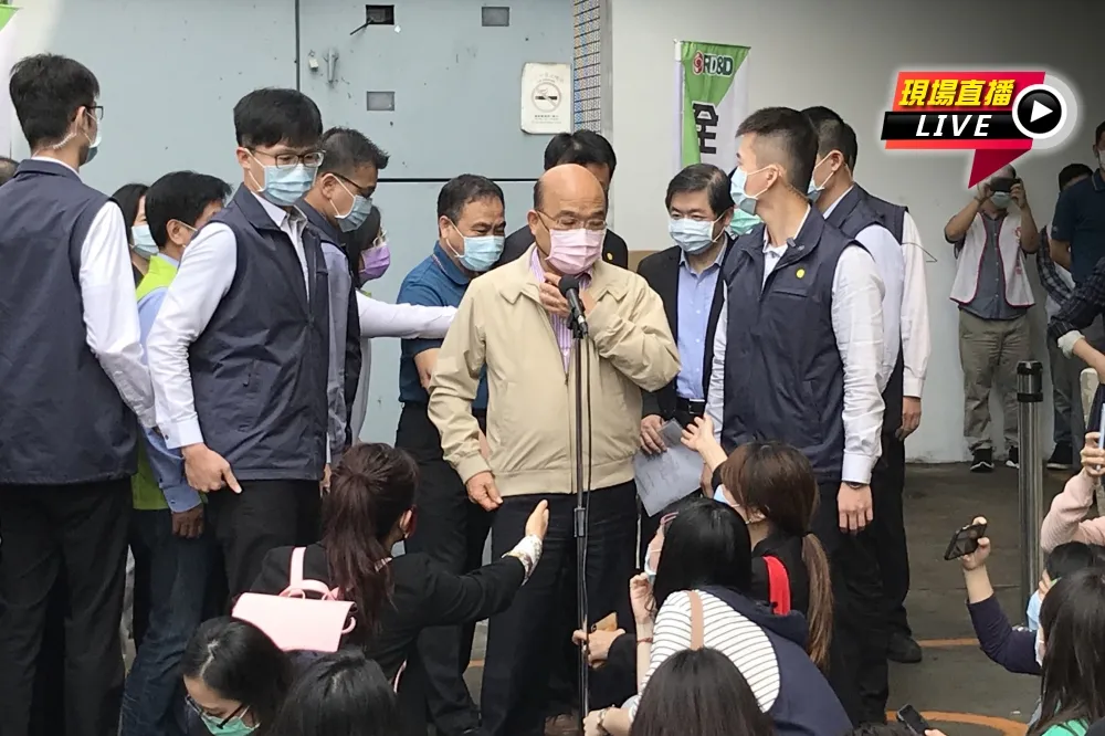【直播】攤商不滿紓困門檻高　蘇貞昌立馬說明