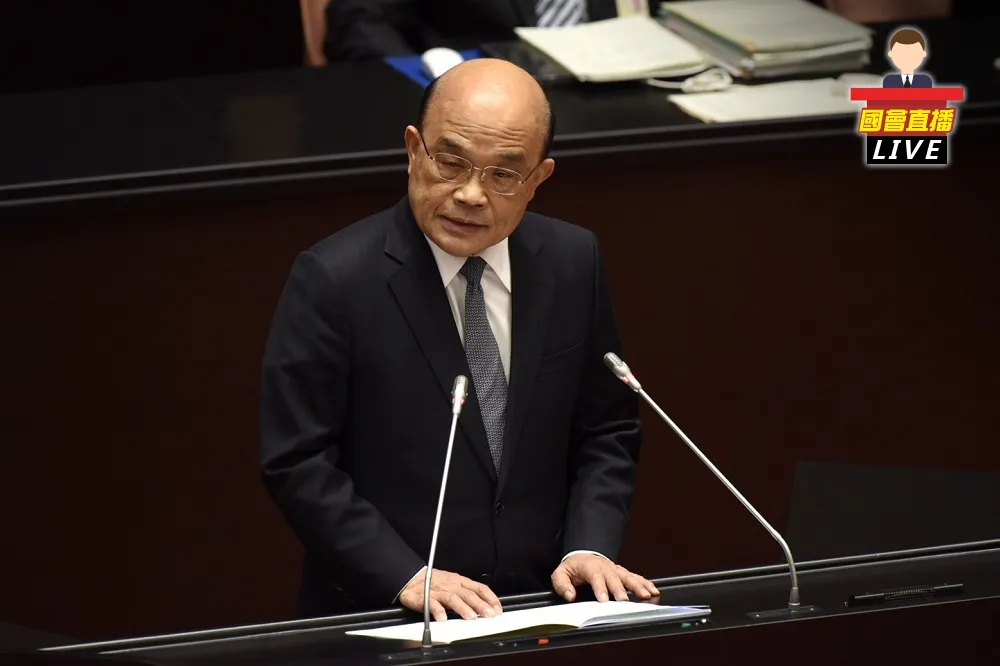【直播】紓困追加預算到2100億元　蘇揆赴立院報告備詢